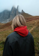 Cashmere Blend Hoodie Scarf