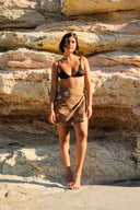 Pecan Wrap Skirt