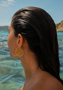 Swirl Earrings Gold Plated