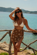 Pecan Wrap Skirt