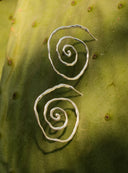 Swirl Earrings Silver