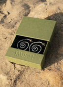 Swirl Earrings Silver