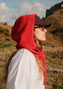 Cashmere Blend Hoodie Scarf