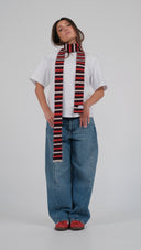 Cashmere Blend Striped Scarf