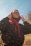 Cashmere Blend Hoodie Scarf