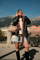 Cashmere Blend Striped Scarf