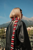 Cashmere Blend Striped Scarf