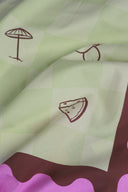 Checkered Olive Tablecloth