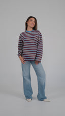 Plum Stripes Longsleeve