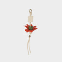 Hibiscus Bag Charm Orange